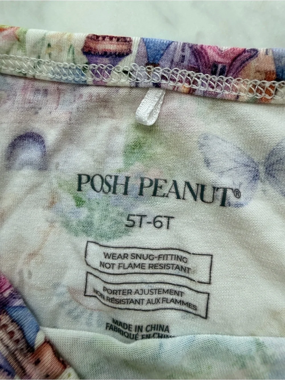 Posh Peanut Katrina print Pajama Set in 5T/6T